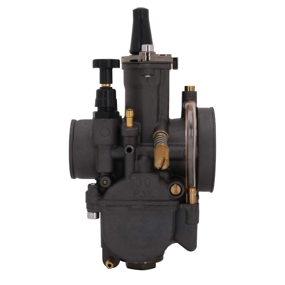 JFG RACING 30mm PWK Carburetor for GY6 100cc 125cc 150cc 2T 4T - Dark Grey