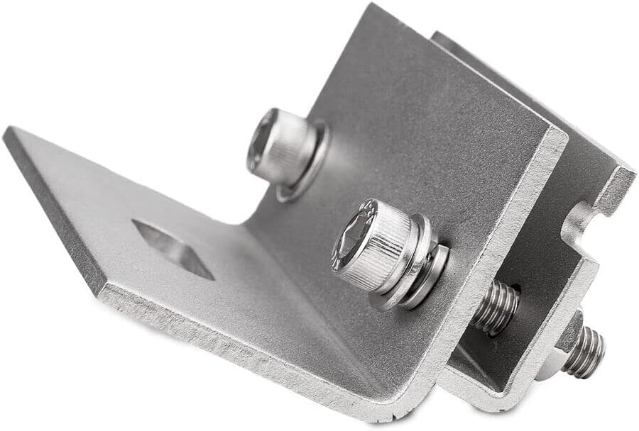 4PCS standing seam roof clamp with stabilization clip, standing seam roof clip, stainless steel solar mounting clamp.