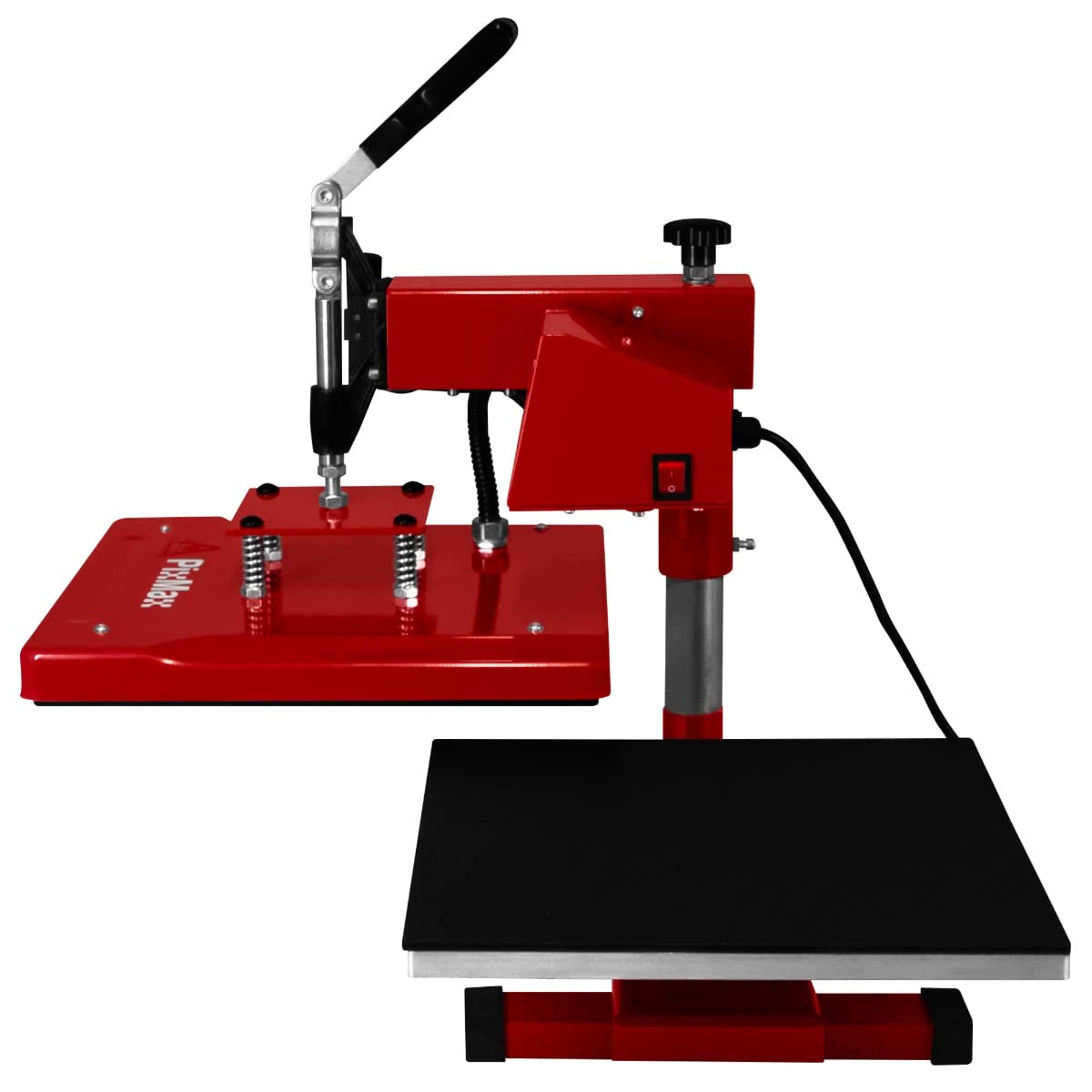 38 x 38cm Heat press Swing-away transfer press Textile press Shirt press Sublimation printing Touchscreen Adjustable pressure Ink or vinyl 250°C DIY business 10 sublimation sheets