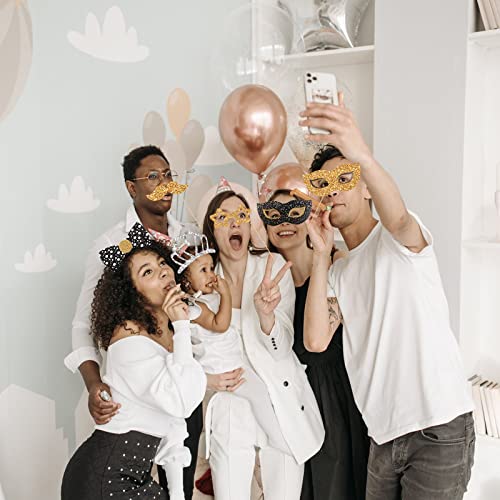30 pieces of photo props for birthday, bachelorette party, wedding photo booth props, New Year's party props, party props, wedding decorations for reception.
