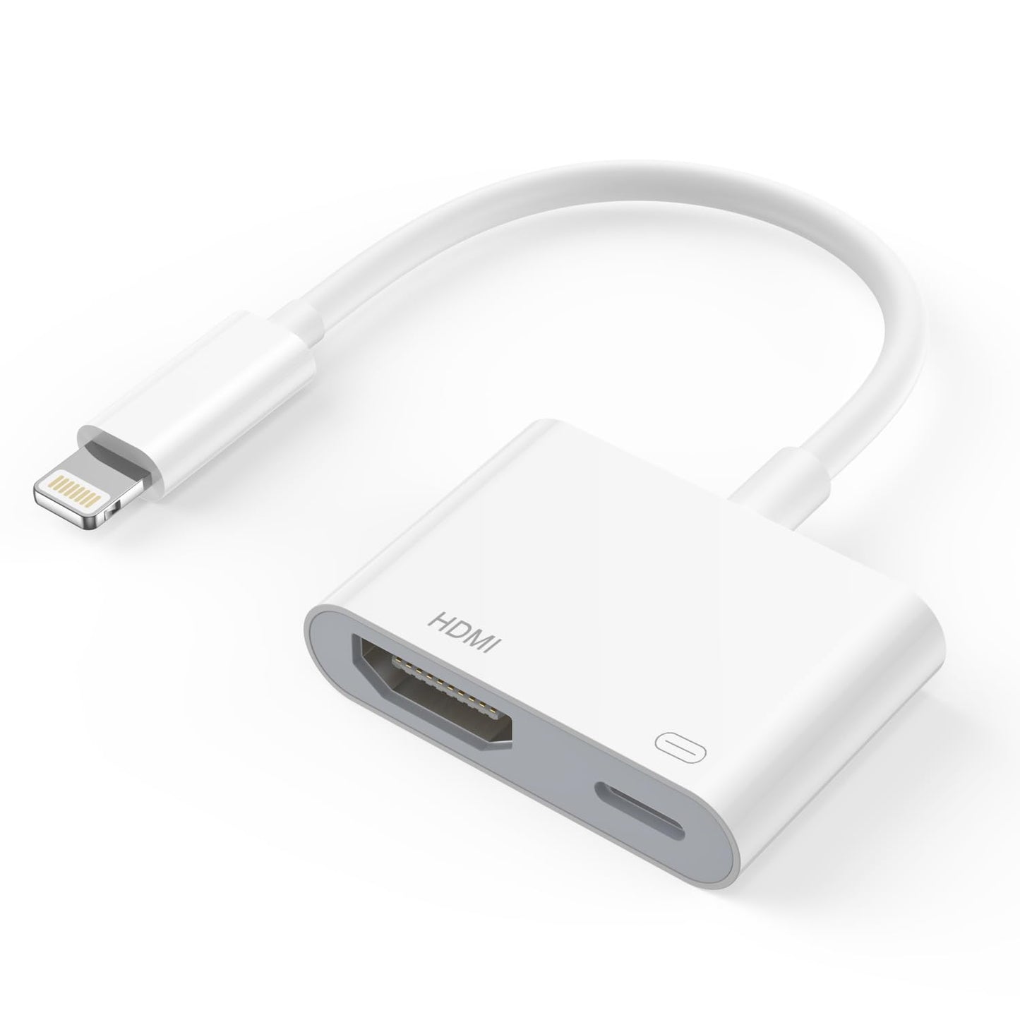 Lightning HDMI Adapter 【Apple MFi Certified】 iPhone iPad HDMI Adapter Lightning Digital AV Adapter HDMI Cable Adapter Connector to TV/HDTV/Monitor for iPhone 14/13/SE/12/11/XS/XR/X/8/7/iPad