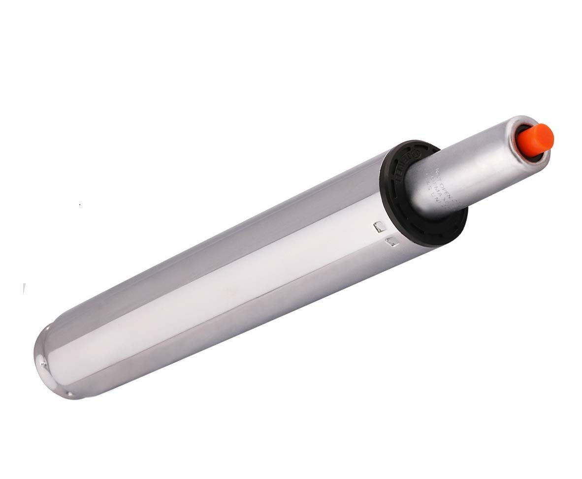 Kaleurrier gas lift, pneumatic chair parts, for chair or stool, lifting mechanism, durable steel housing, Chromcraft, universal size, height extension: 20 cm long.