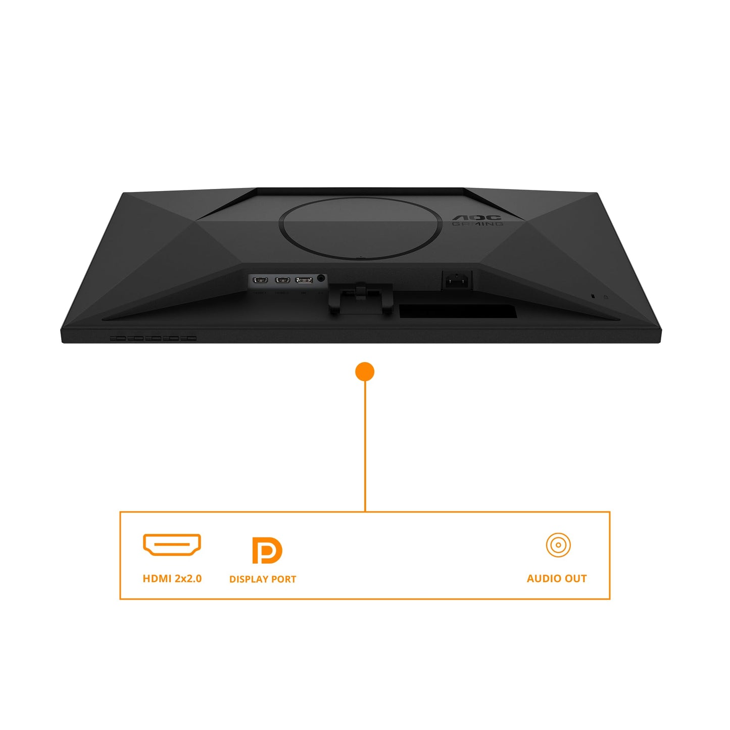 AOC Gaming 24G4XED - 24 inch Full HD monitor, 180 Hz, 1 ms, FreeSync Premium, G-Sync compatible, HDR10 (1920x1080, 2X HDMI 2.0, 1x DisplayPort 1.4) black/grey