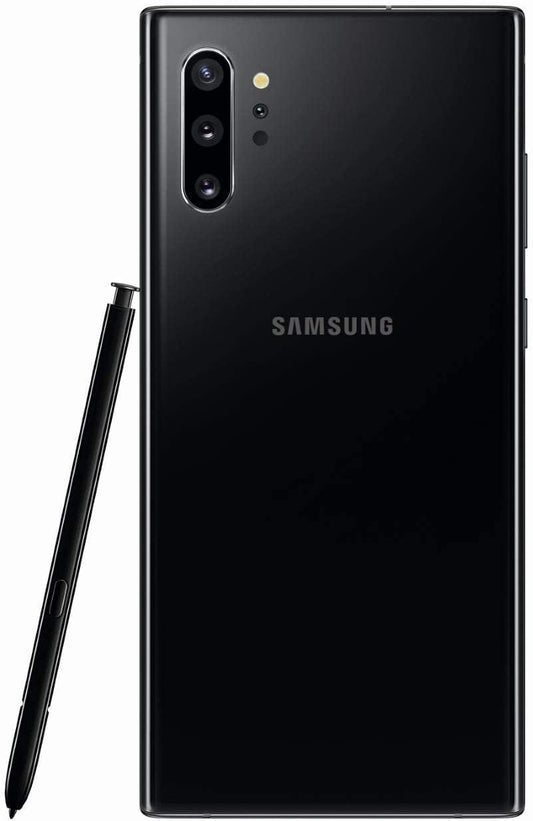 Samsung Galaxy Note 10+ Plus 4G Dual-SIM Smartphone (17.2cm (6.8 inches) 256/512 GB storage, 12GB RAM, Li-Ion 4300 mAh, Android 9 to 12 - German Version (256 GB, Black)
