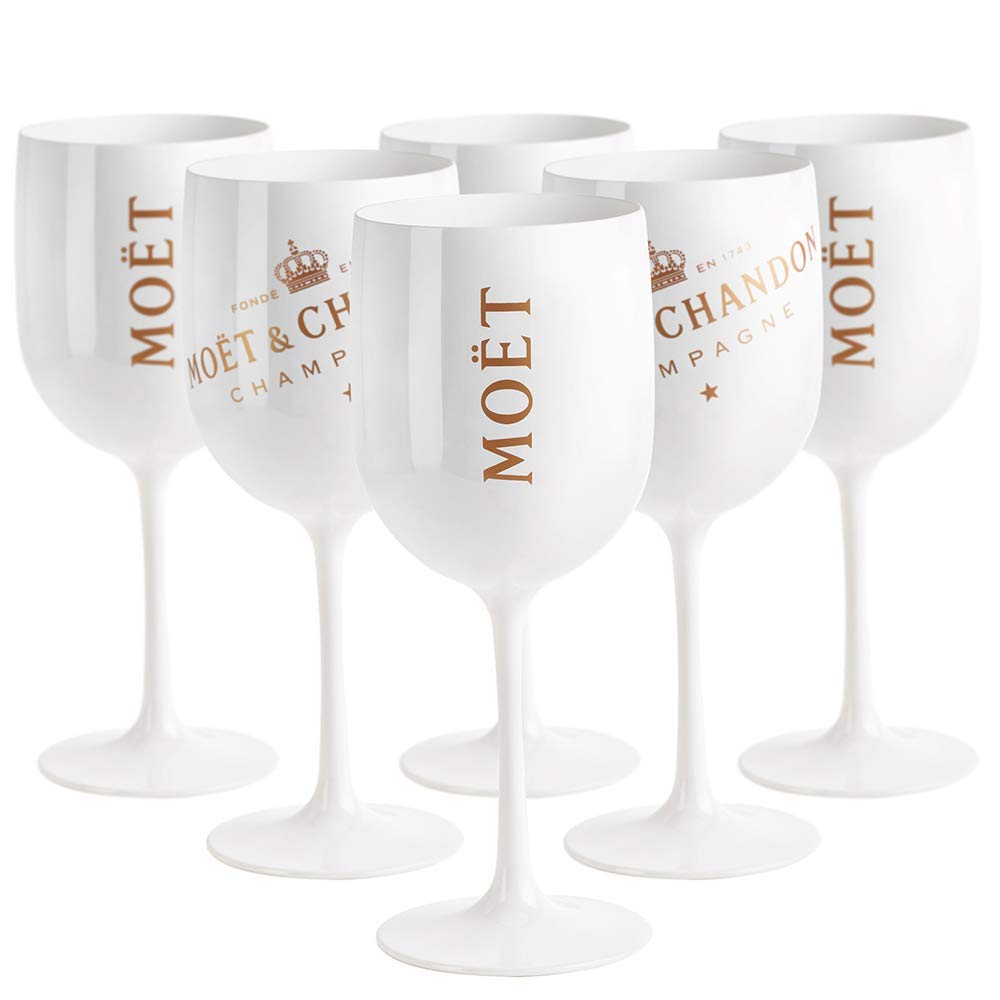Moët & Chandon Ice Imperial Champagne Glass - Plastic (White, 6)