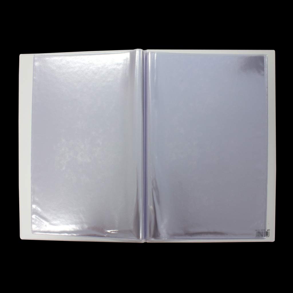Transcript folder - with 12 A4 clear sleeves, document-safe - Document portfolio (Dark Blue)