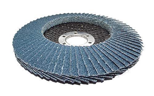 100 pieces of Feroflex® professional quality flap discs flap discs grinding discs grinding mop wheels 125 mm grit 40