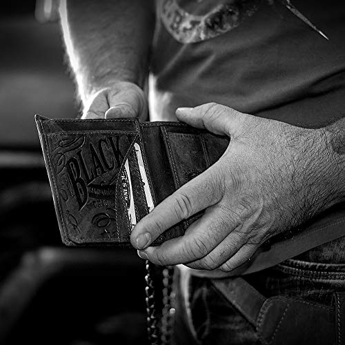 JACK'S INN 54 wallet collection Black Bourbon - wallet Way Vintage Black men's men's wallet