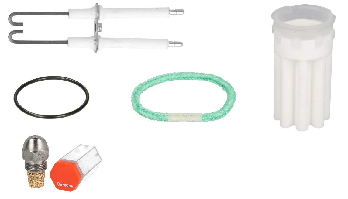 Maintenance kit for Buderus Blue Burner oil burner BE 1.1 and 1.2 up to 21 kW.