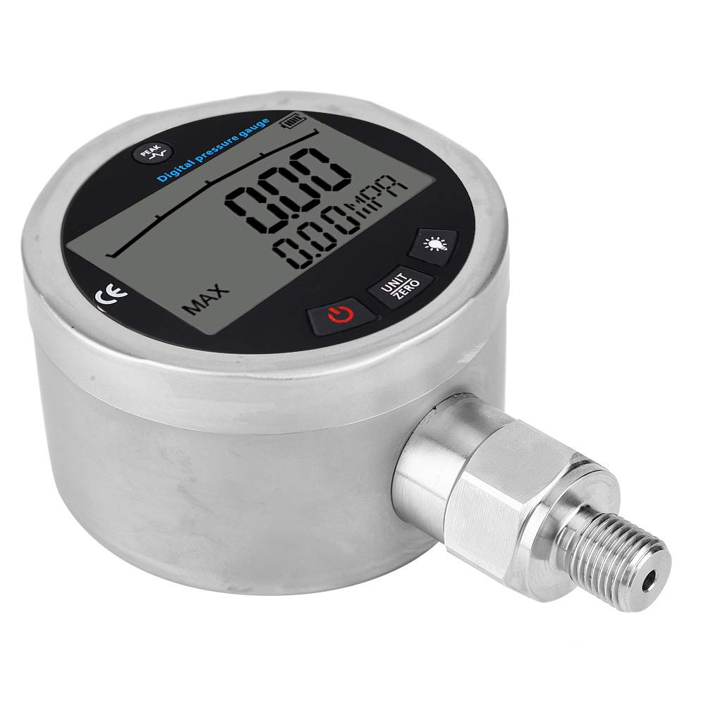 3.15 Digital Hydraulic Pressure Gauge made of stainless steel, 10000 Psi, Hydraulic Pressure Gauge, 10000 PSI, 400 Bar, 0-40 MPa, with G1/4 connection, Hydraulic Pressure Gauge Testing Device