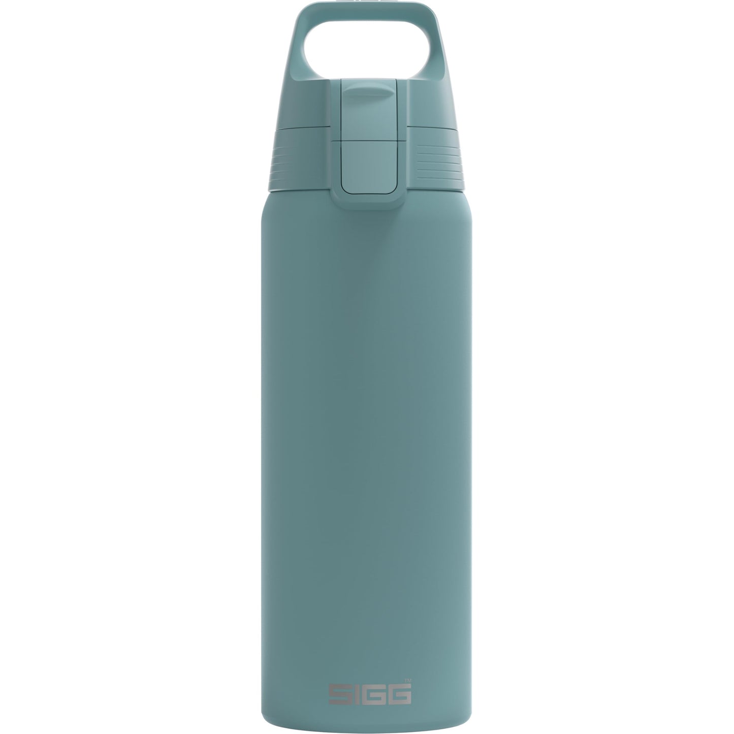 SIGG - Stainless steel bottle - Shield ONE Morning Blue - Suitable for carbonated drinks - Leak-proof - Lightweight - BPA-free - Outdoor & Fitness - 0.75 L