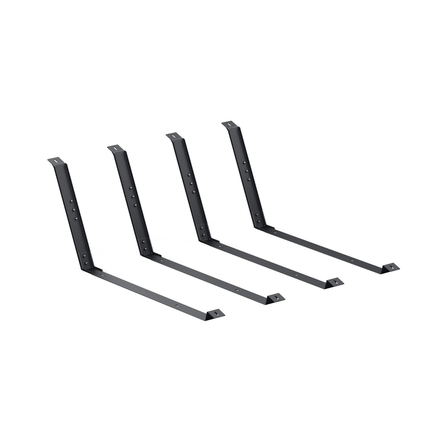 Anchor SOLIX solar panel mount for flat roof and garden, 2-pack, for flat roof garden terrace ground, easy installation, anti-slip design, 20° tilt angle, in black