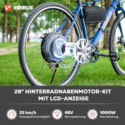 Viribus 28 inch rear wheel ebike conversion kit with PAS rear wheel conversion kit, LCD electric bike conversion kit, electric bicycle conversion kit, pedelec conversion kit.