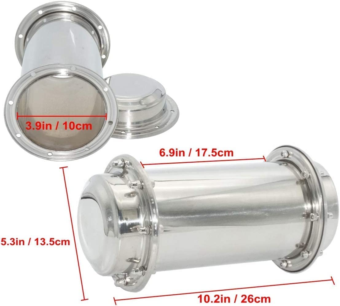 Time capsule, anti-corrosion, waterproof 304 stainless steel capsule container durable for granddaughter's future graduation gifts (10.2 inches)