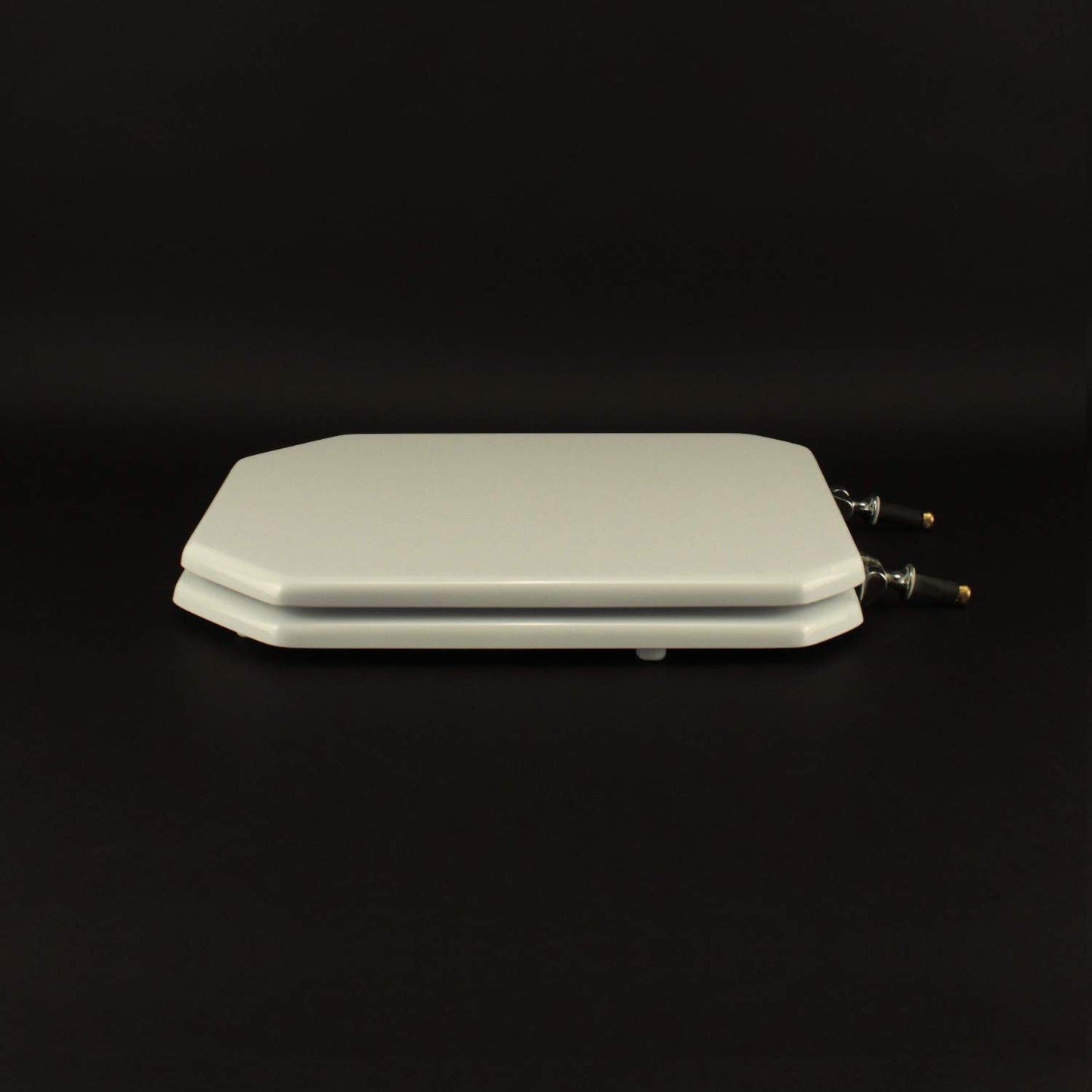 ACB/COLBAM toilet seat, 1930, OTTAGON, white with slow-closing hinge, Soft Close Cromo-Duravit.