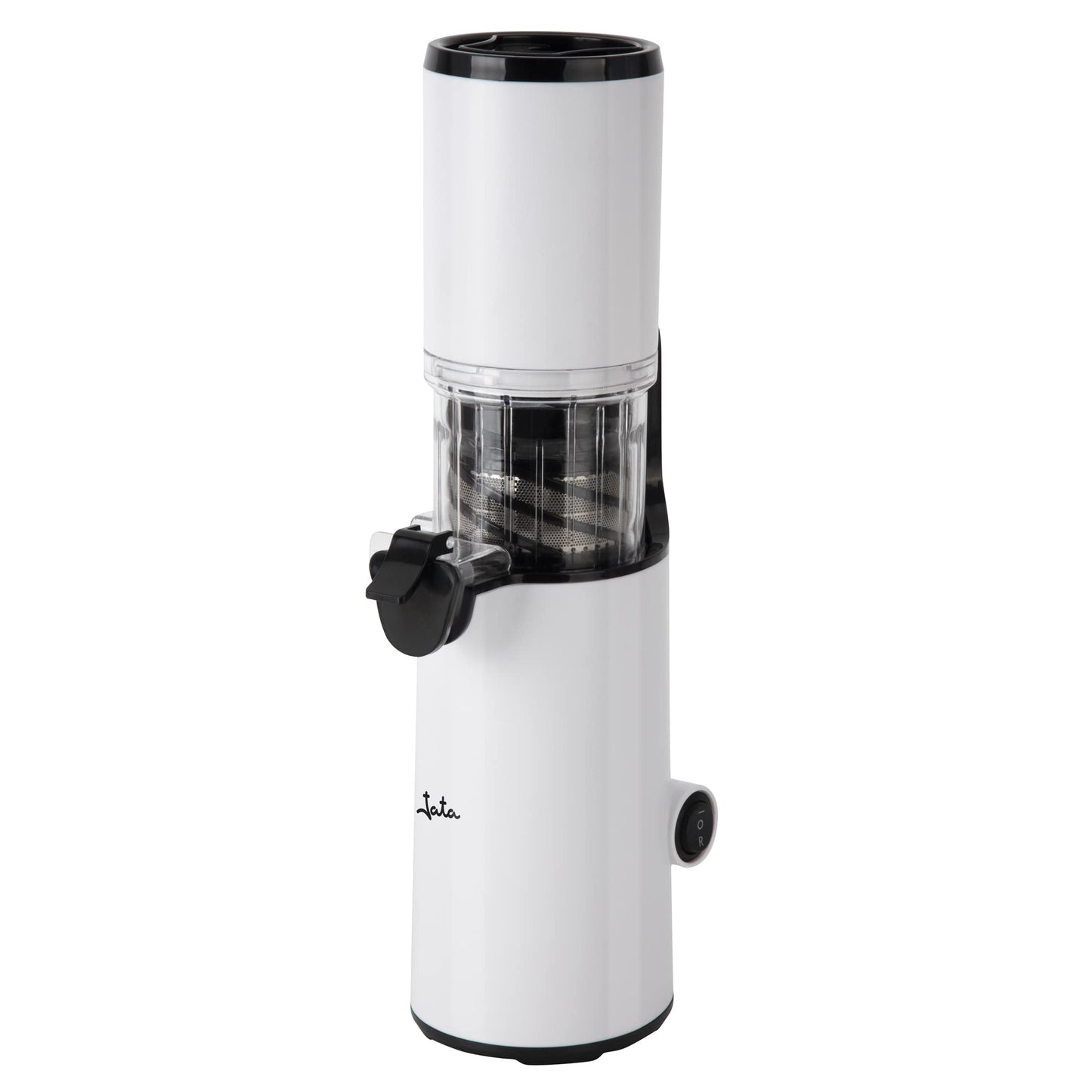 Jata JELI1201 vegetable and fruit juicer, slow extraction, 60 rpm, 130 W, leak-proof, quiet, 600 ml capacity, non-slip, digital panel