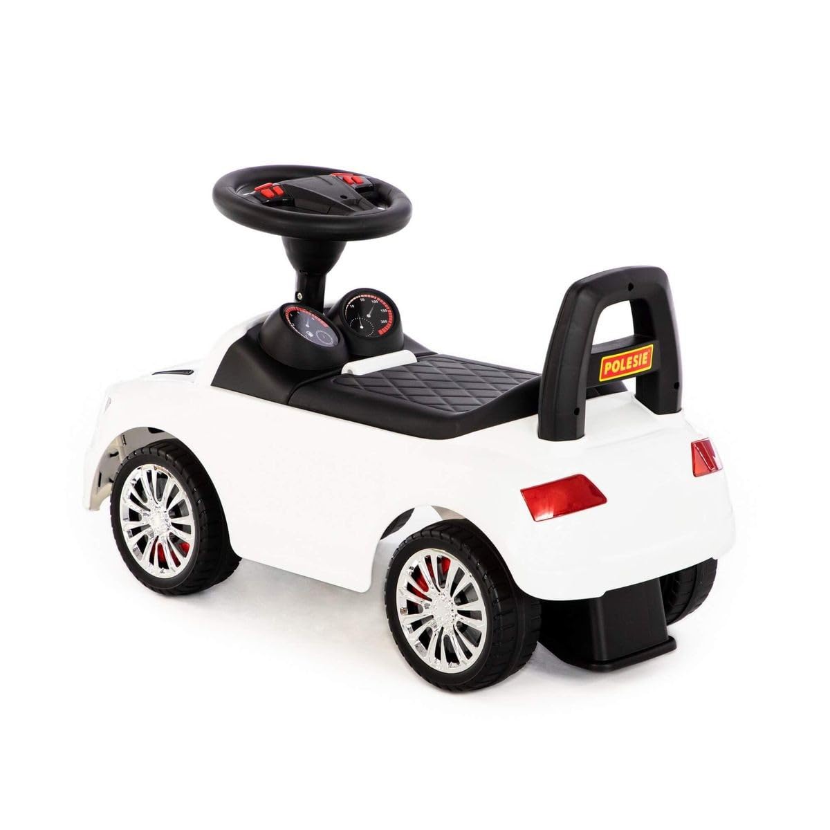 Slider car white Super Car No.2 Sound Kids Ride-on Vehicle Walking Aid