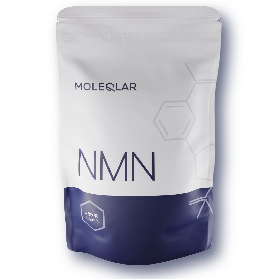 MoleQlar NMN - high-purity Nicotinamide Mononucleotide Powder by Uthever - over 99% certified purity - lab-tested in Germany (120g)
