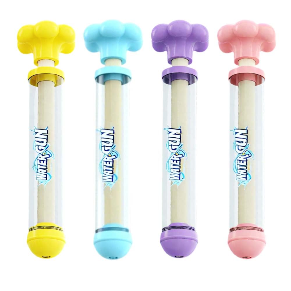Fireworks water gun toy, water squirter toy, outdoor water toy for kids, romantic fireworks water squirter, outdoor toy for pool party (Yellow + Blue + Purple + Pink)