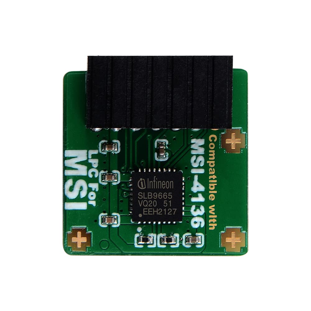 NewHail TPM2.0 module TPM LPC 14-pin module with Infineon SLB9665 for MSI motherboard compatible with TPM2.0 (MS-4136)