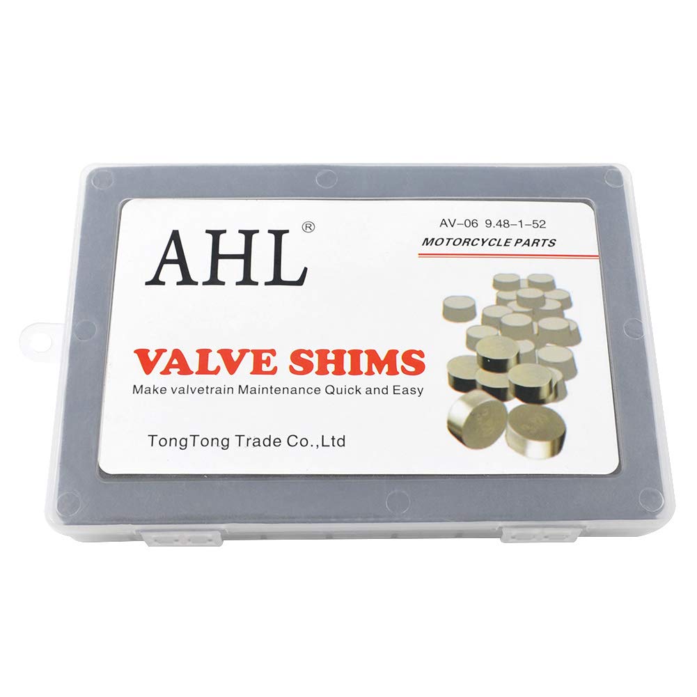 AHL 9.48mm 52pcs 1.20-4.00mm valve shim kit for DL1000 V-Strom 2002-2011 / DR-Z400 2000-2012 / DR-Z400S 2000-2009 2011
