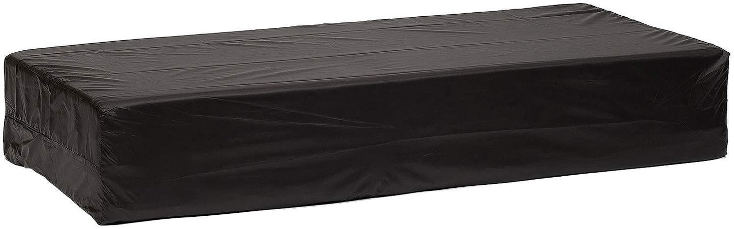 Camper's Delight folding mattress for VW Multivan T5 & T6 | 148 x 185 x 8 cm | Camping mattress with washable cover | Foam folding mattress | Sleep mattress for transporter | Travel mattress in gray color.