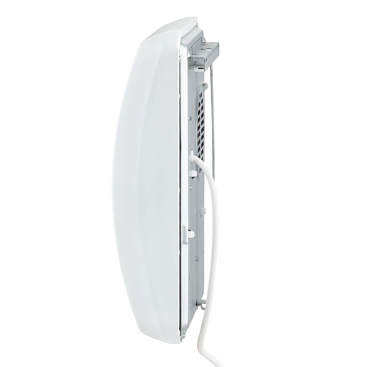 EWT Bathroom Quick Heater Future, efficient wall-mounted heating device, including thermostat with return timer & adaptive start function, 2000 W heating power, White