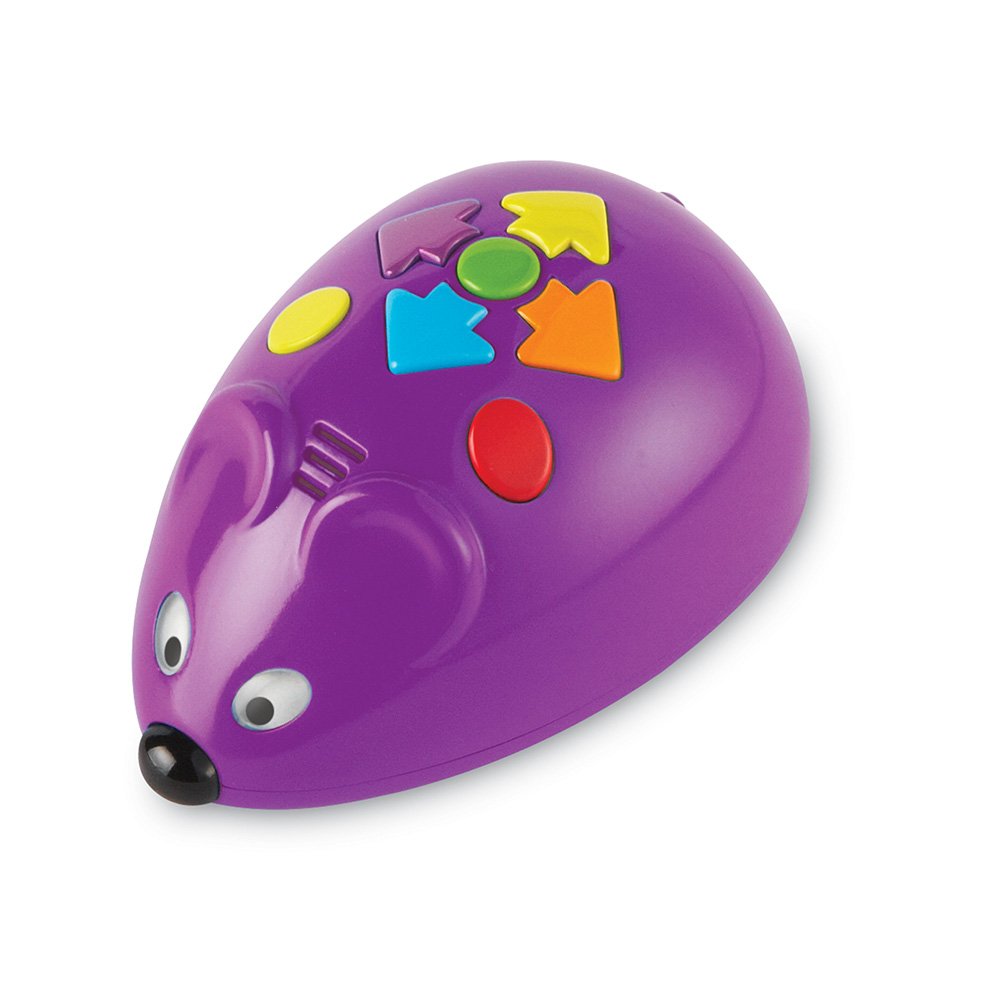 Learning Resources Mint Robot Mouse Jack, for ages 5 and up, coding toy for kids, introduction to programming & logic, educational game with programming cards