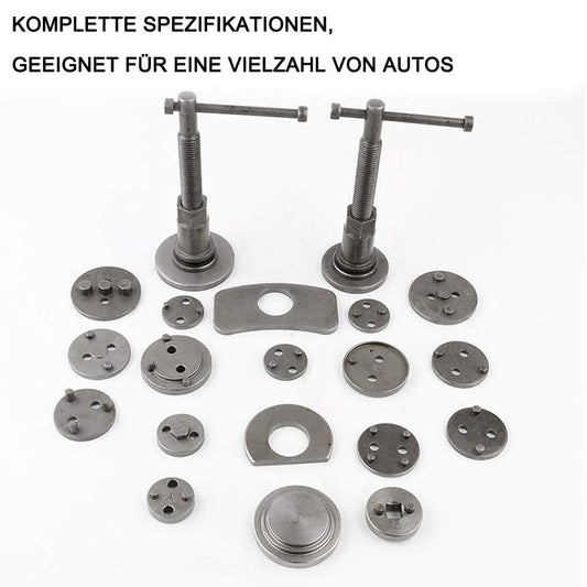 YRHome 23-piece brake piston reset brake set piston reset repair tool set universal automotive reset brake caliper piston tool kit spindle