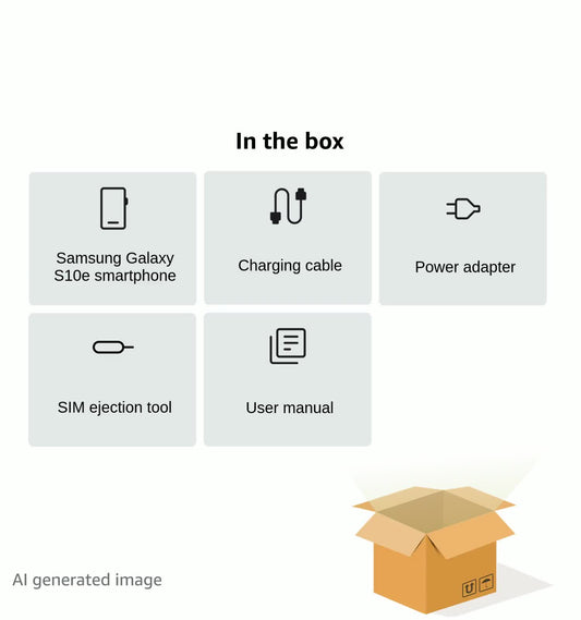 Samsung Smartphone Galaxy S10E G970 128GB Prism Black EU