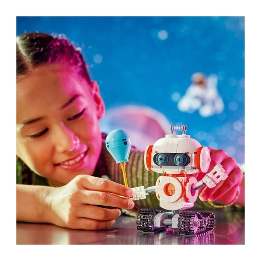 LEGO Creator 3in1 Space Robot - Toy can be rebuilt into Dog Figure or Rocket Model - Building set for kids - Space-themed gift idea for boys and girls aged 8 and up 31164