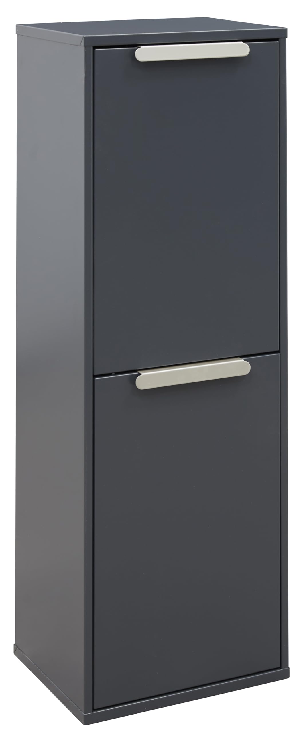 ARREGUI Ecoclas CR204-E steel recycling bin | 2 compartments for kitchen waste | 2x17L (34L) | 2 compartment trash can | removable inner bins + handle | recycling cabinet | waste separation | anthracite