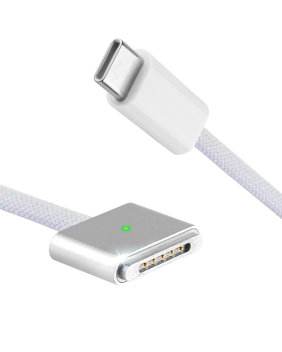 140W USB-C to magnetic 3 cable, Type C to magnetic 3 charging cable for magnetic 3 140/100/65W PD fast charging PVC for tablet (6.6ft)