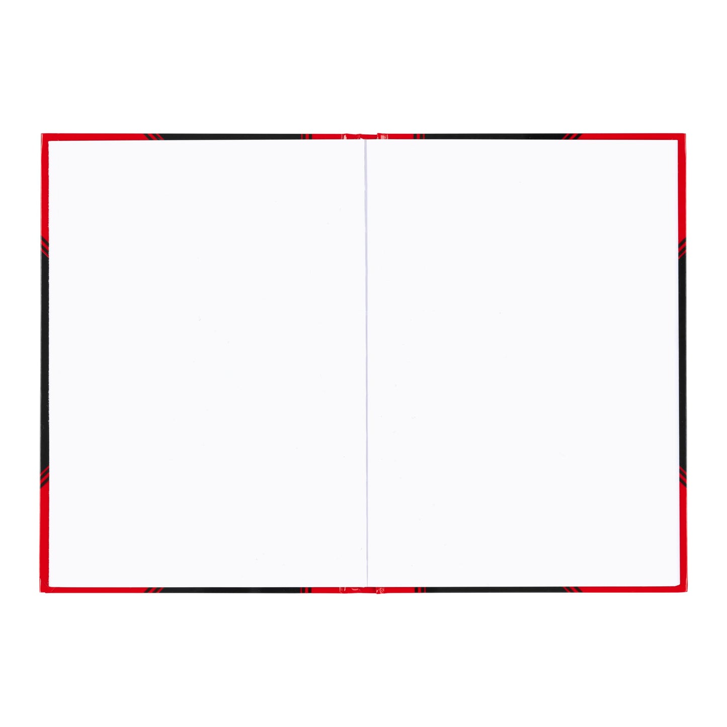 Bantex A5 blank notebook, 192 pages, 70 g/m², hardcover, black, pack of 6