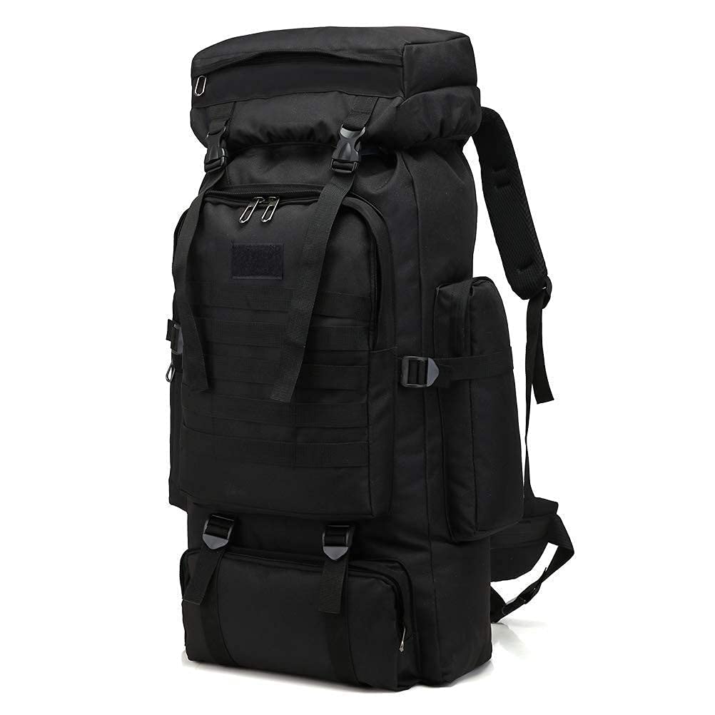 Kabxhueo Large Backpack 60L-80L Hiking Backpack Waterproof for Men & Women - Travel Backpack, Emergency Backpack, Trekking Backpack for Survival, Hiking, Camping, Fishing & Travel (Backpacker Backpack)