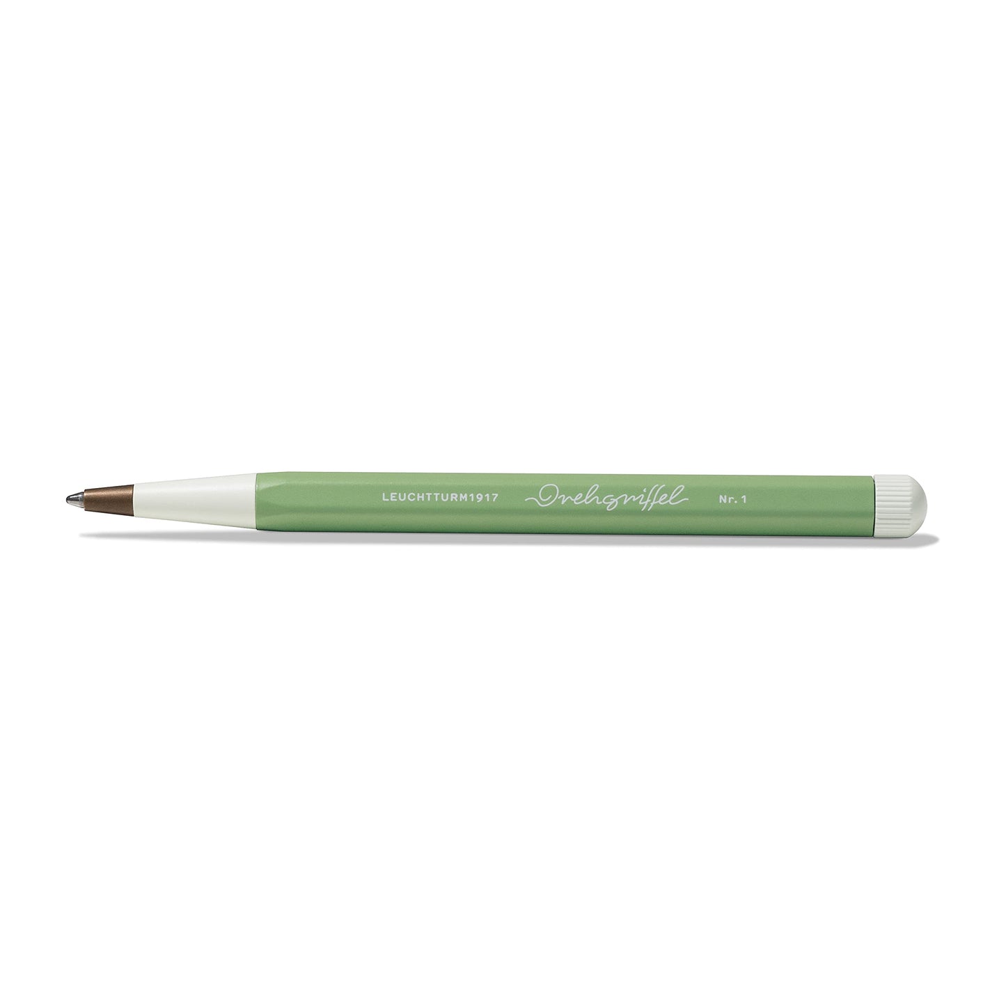 LIGHTHOUSE1917 362456 Twist Ballpoint Pen No. 1, Sage, Ballpoint Pen with royal blue ink