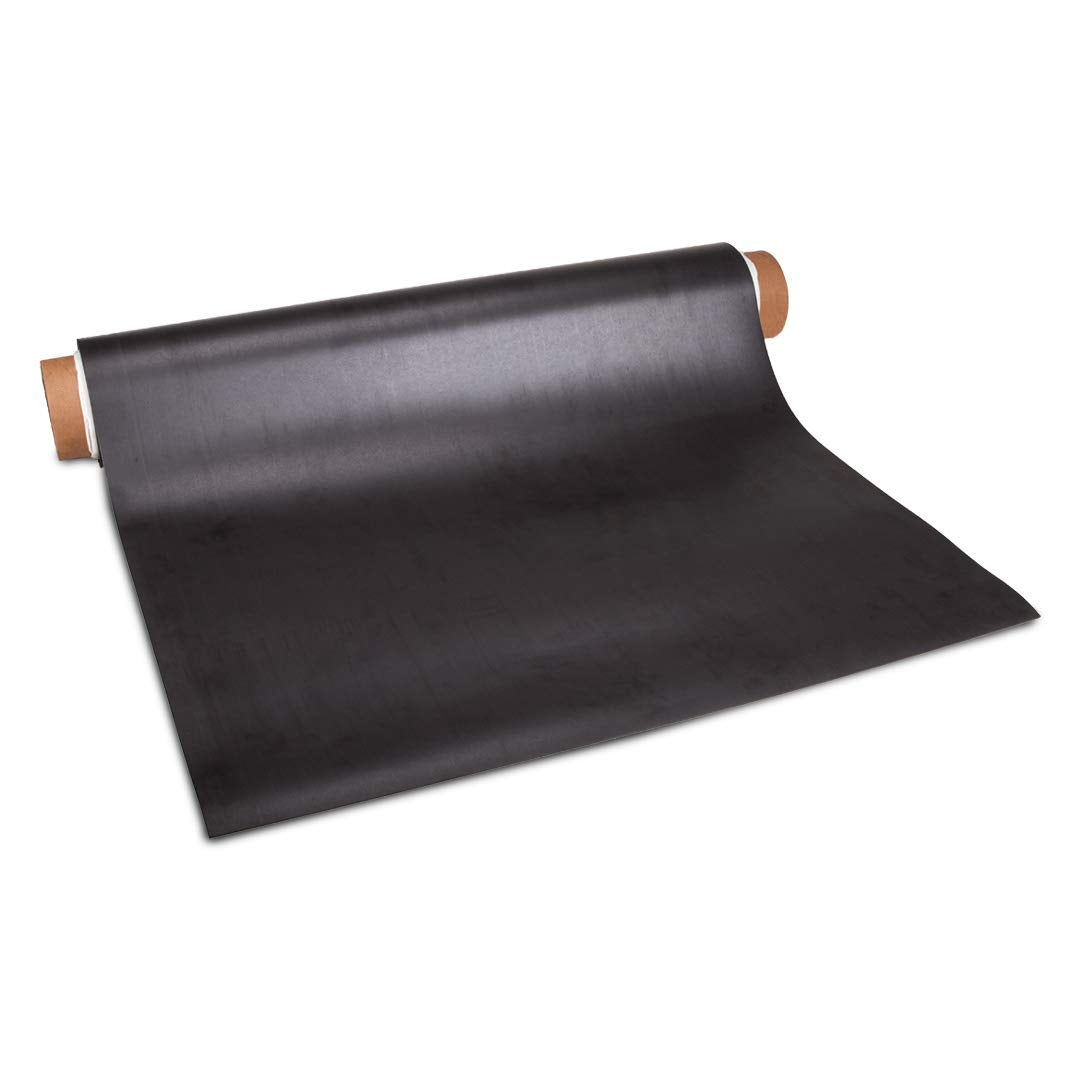 magnets4you Magnetic foil coated in black, Width 615x1.6 mm, meter length