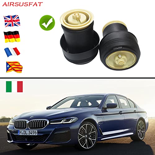 AIRSUSFAT Pair of rear air spring bags suitable for BMW X5 E70 X6 E71 E72 2007-2013 37126773664 37126774041 37126776995.
