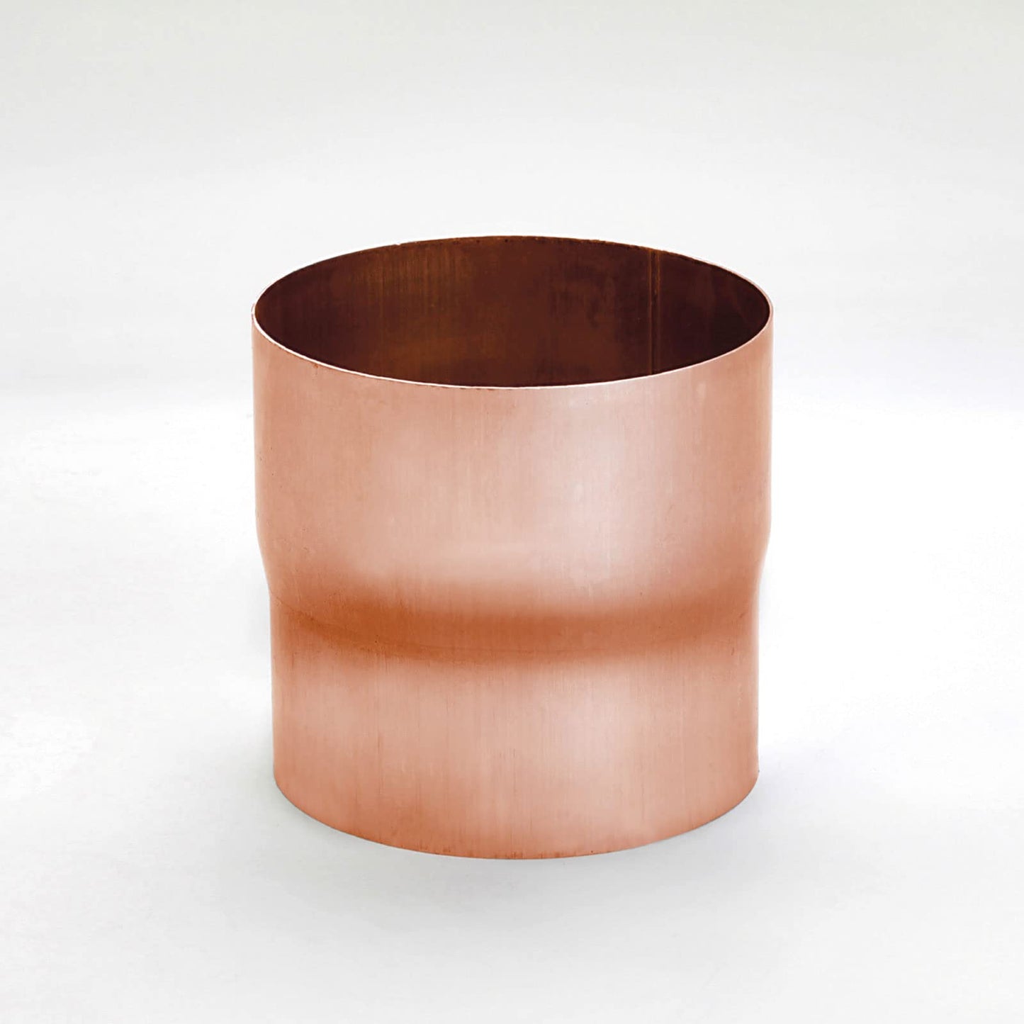 Rainwater flap copper automatic with float DN 100 incl. adapter Rain pipe flap with ball for filling rain barrels, rain barrels, and smaller rainwater tanks.