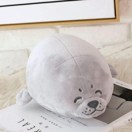 Seal plush toy 40cm, Seal stuffed animal cushion, Soft cushion doll for children girlfriend, cute fluffy stuffed animal, filled plush plush toy decorative cushion plush toy gifts
