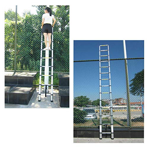 Multipurpose ladder 4.4m telescopic ladder aluminum folding ladder Non-slip Extendable Sturdy Step ladder 150 kg/330 lbs capacity