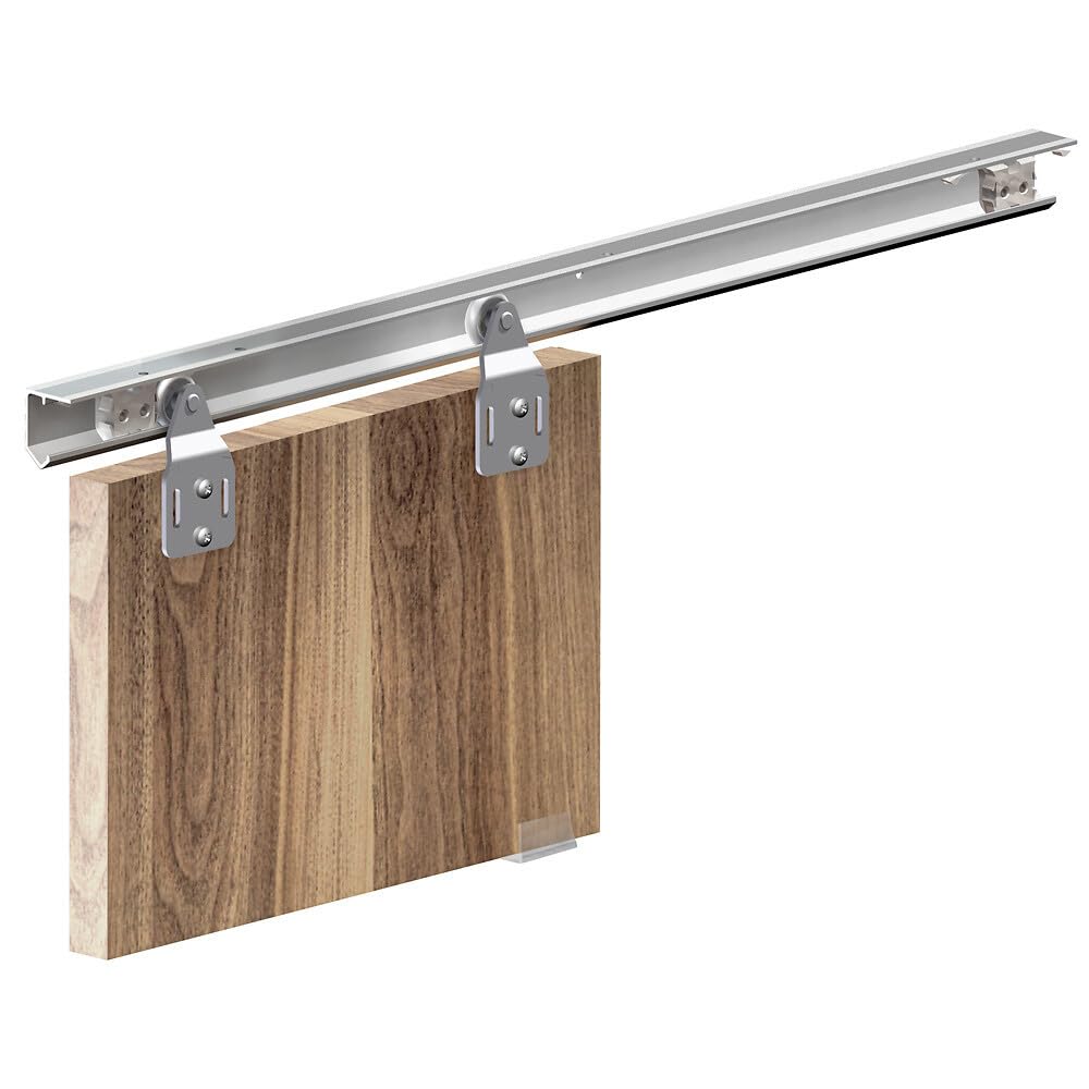 SLID'UP 120 sliding door hardware, 180 cm track, 1 door up to 45 kg, for cabinet doors, wardrobes, niches.