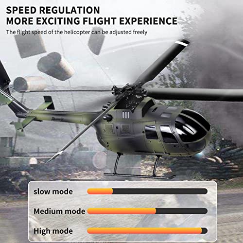 KKnoon Helicopter RTF Remote Control Helicopter Indoor Outdoor Aircraft Gift for Beginners Kids Adults, 2.4 GHz Toy, Gray