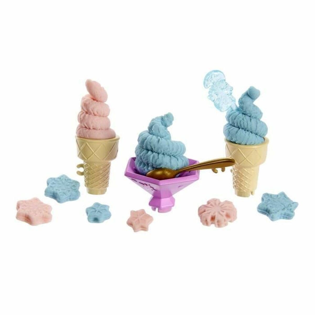DISNEY Frozen - Elsa and Olaf's Ice Cream Stand with Dessert Machine and accessories, for kids 3 years and up, HMJ48