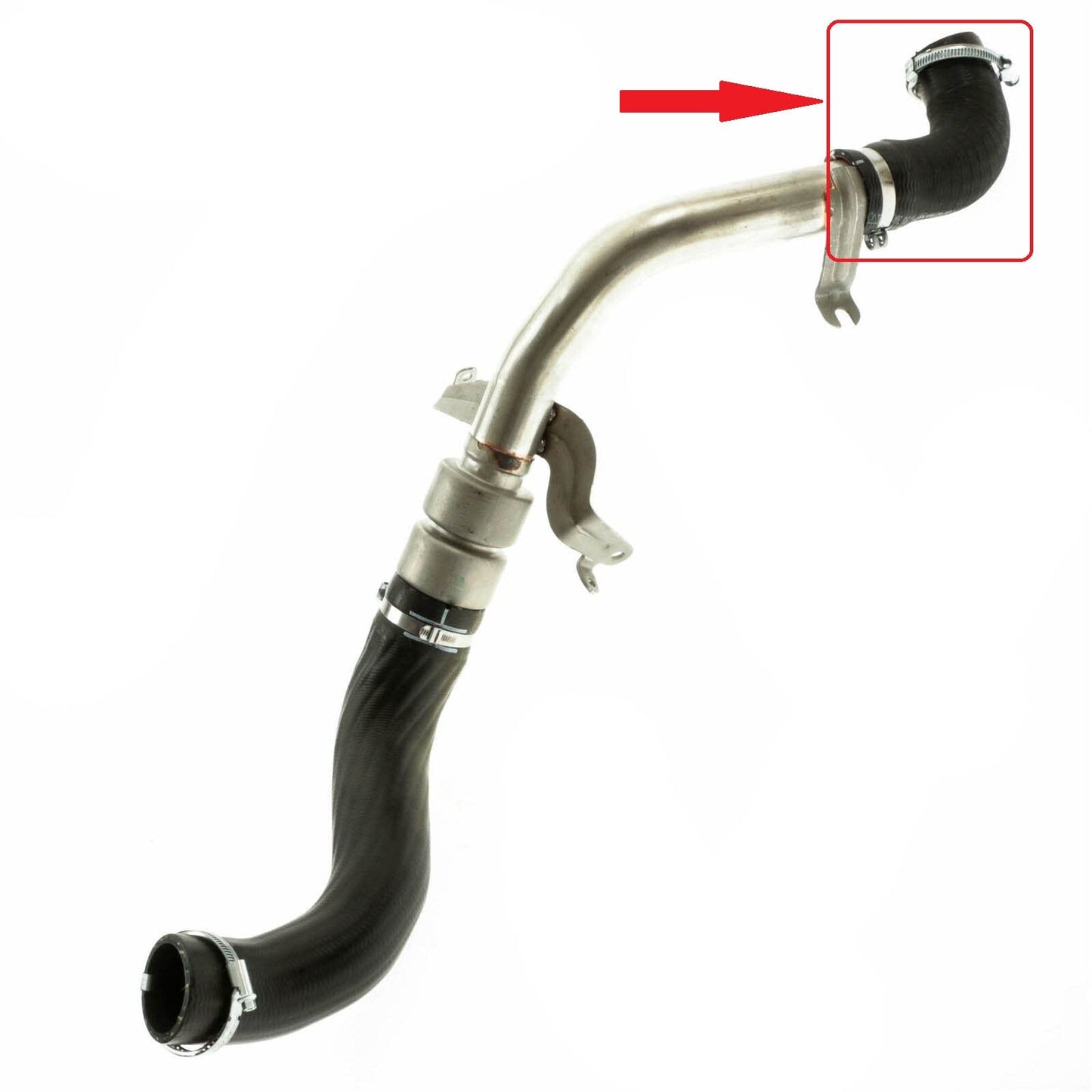 TURBORURY Turbo intercooler hose Compatible with FORD GALAXY S-MAX MONDEO 1.8TDCi 1565540, Kevlar reinforced, Tested, Durable, 1459399, 6G91-6K683-DE, 1516729, 6G91-6K683-DF, 1565540, 6G91-6K683-DG