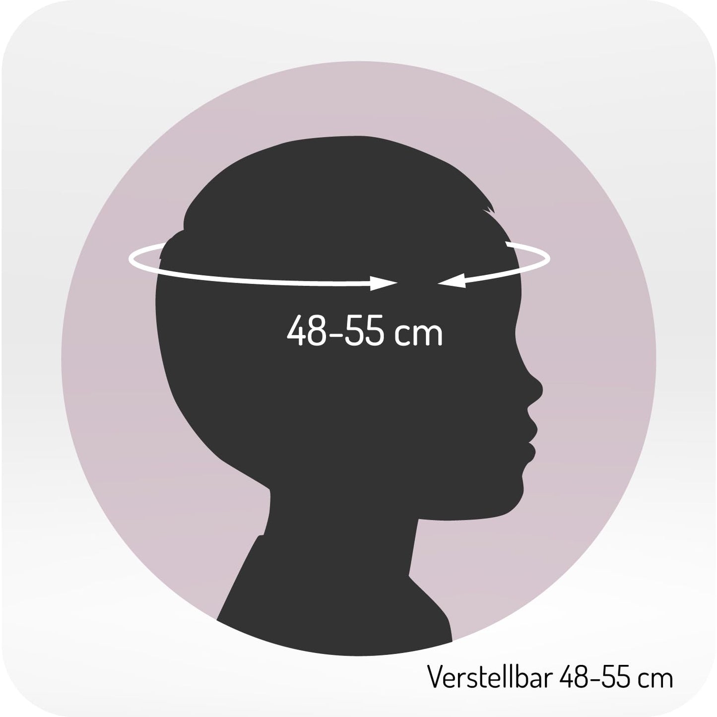 MoMi Mimi children's helmet adjustable, head circumference 47-58 cm (1-4 years), impact-resistant and shock-absorbing bicycle helmet for kids, 11 ventilation openings, foam padding, adjustable chin strap