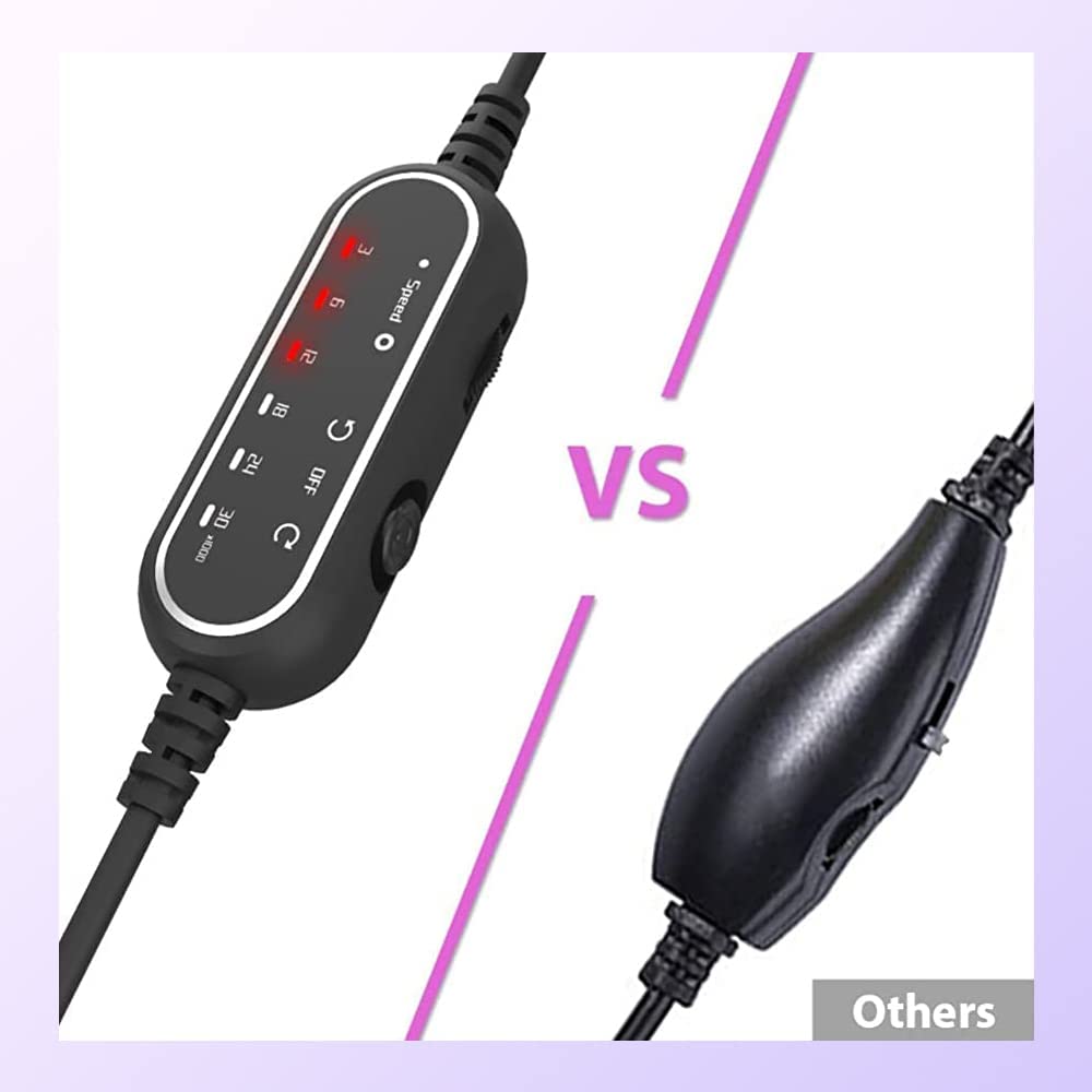 Electric nail file for Mother's Day Rechargeable 30000 RPM Professional Electric Nail Drill, metal nail drill with adjustable speed for manicure and pedicure.
