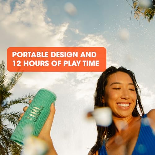JBL Flip 6 Bluetooth Speaker - Red - Waterproof, portable speaker with 2-way speaker system for powerful sound - Play wireless music for up to 12 hours.