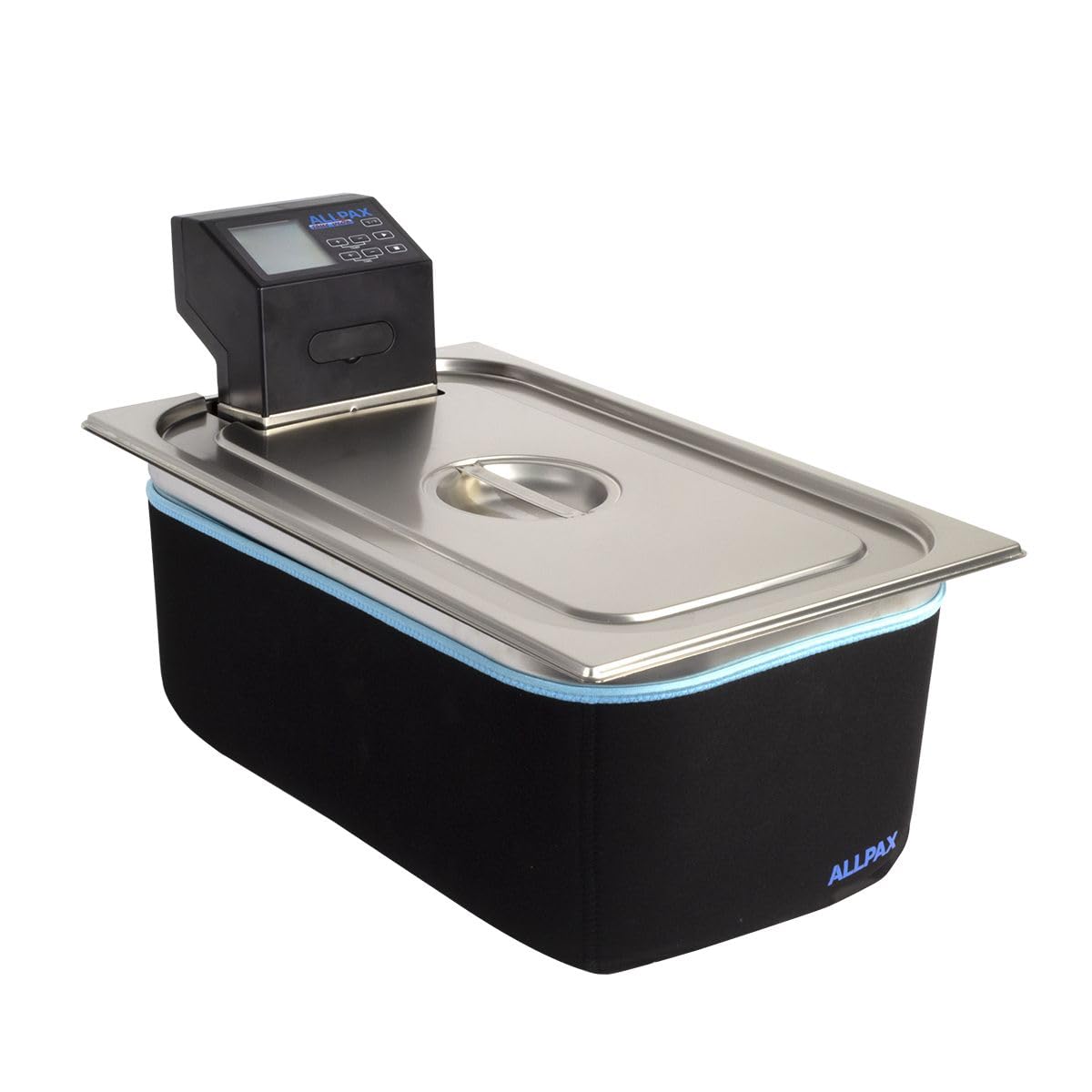 Allpax SV 2 Sous Vide Cooker, designed to hang in water baths up to 30 l, ensures even temperature & perfectly cooked food, LCD display with soft-touch panel, 1500 W