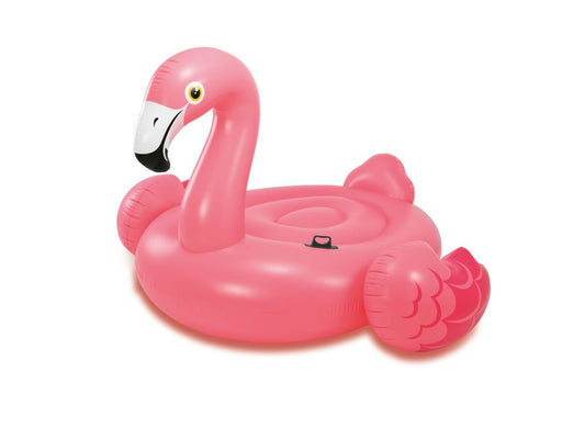 Inflatable float "Mega Flamingo Island" with 2 handles, 218x211x136cm.